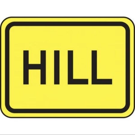 Accuform SURFACE  DRIVING CONDITIONS SIGN FRW678RA FRW678RA